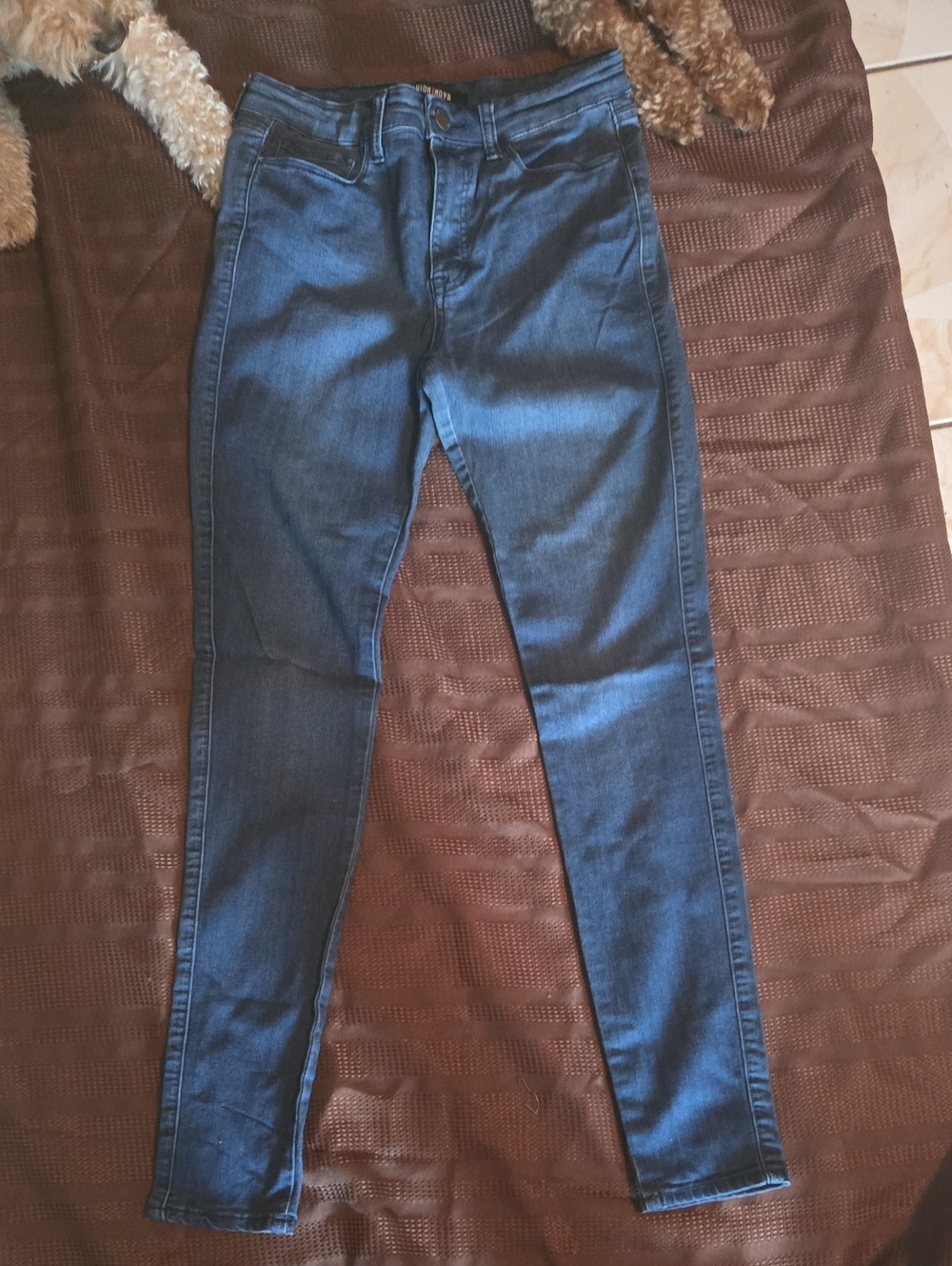 Fashion Nova Women's Skinny Jeans - Blue Denim